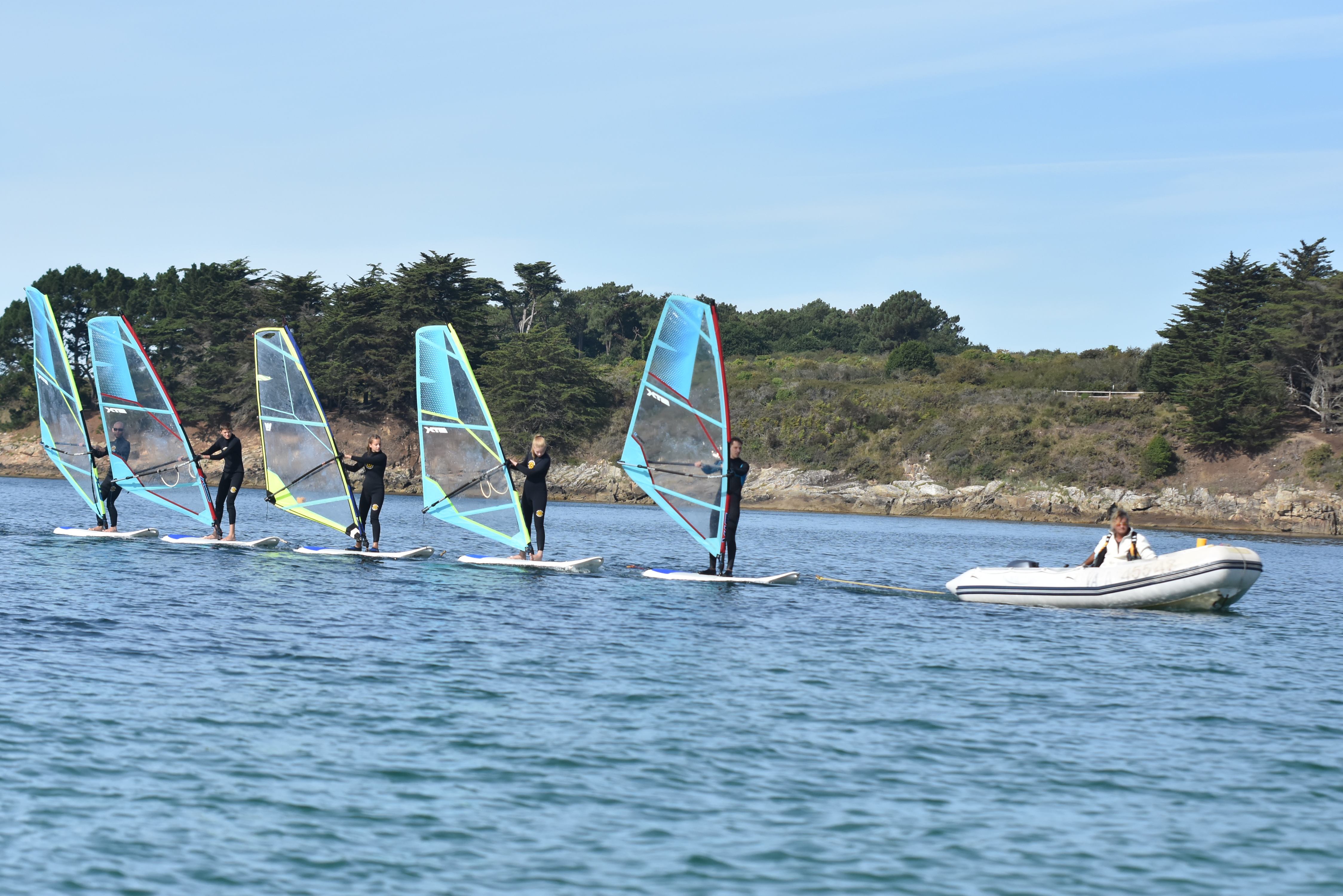 Planche à voile au Fogeo